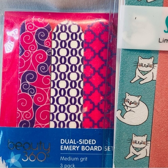 6 for$20♥️Jam berry Nail bundle: everything here included. Cute Kitty emery - Picture 6 of 11